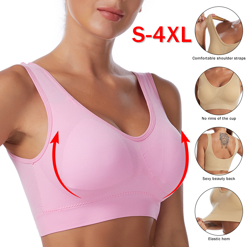 Sexy Vrouwen Bh Plus Size Naad - Wirefree Bra Comfort recensie en prijs