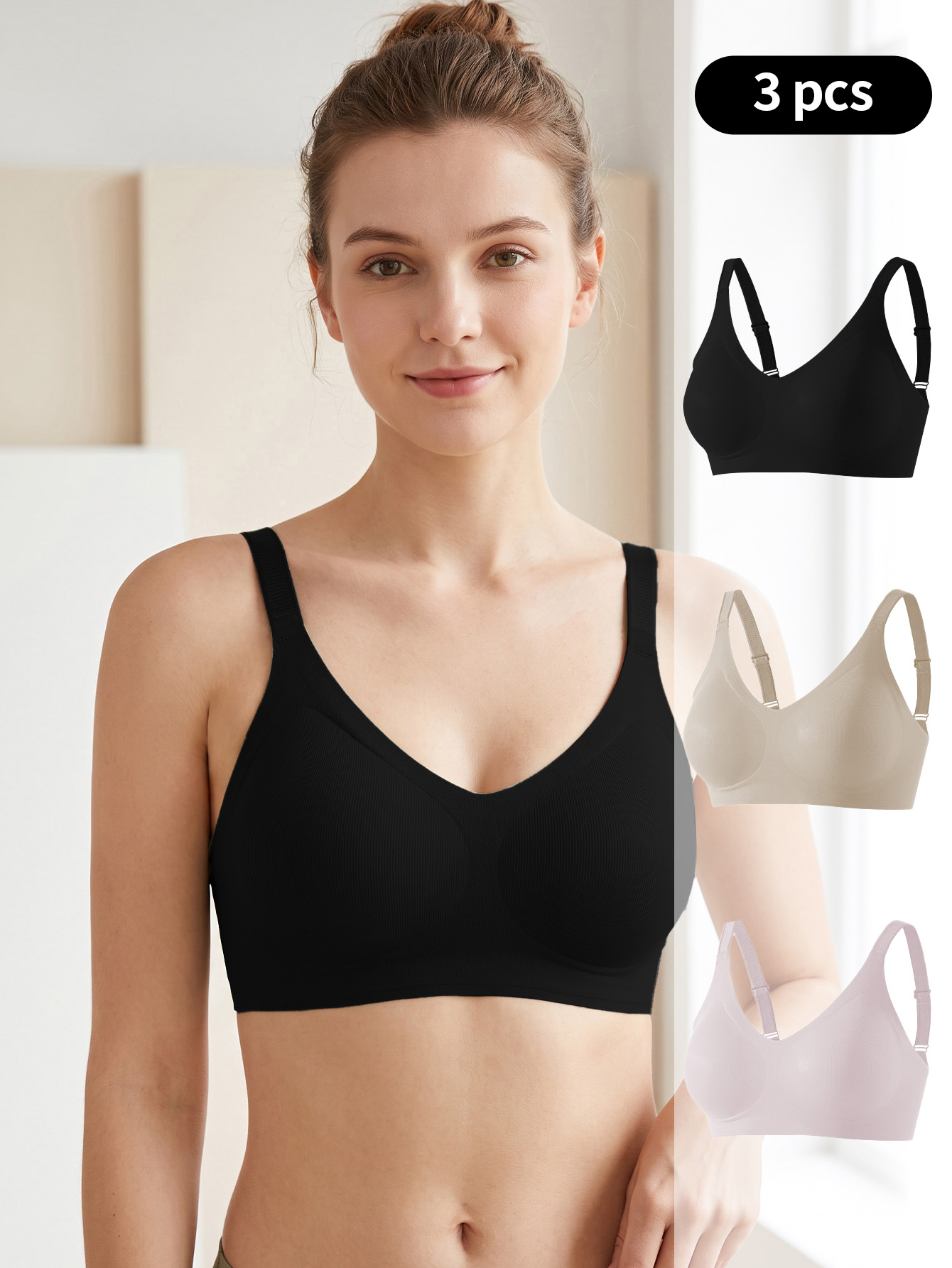 3-delige set dames naadloze ge - Wirefree Bra Comfort recensie en prijs